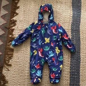 Baby Boden dinasaur print snow suit